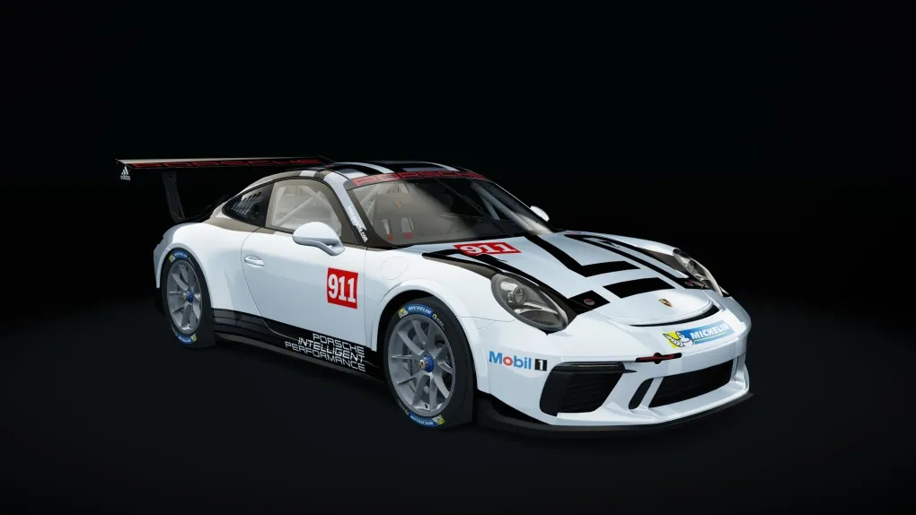Porsche 911 GT3 Cup 2017 in the Porsche Cup livery