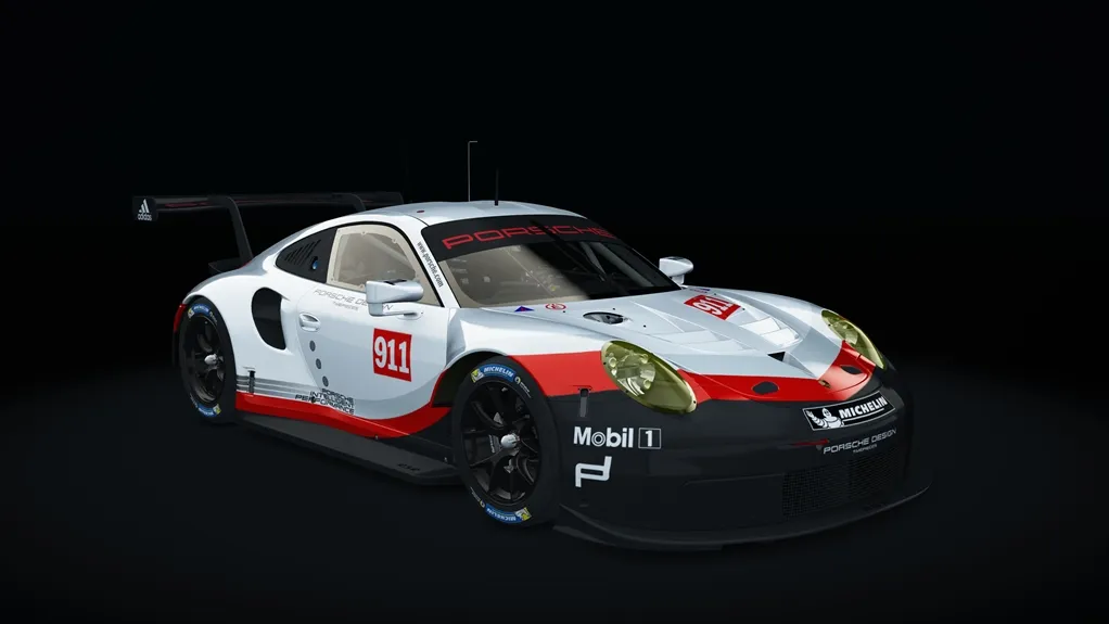 Porsche 911 RSR 2017 in the Porsche RSR livery