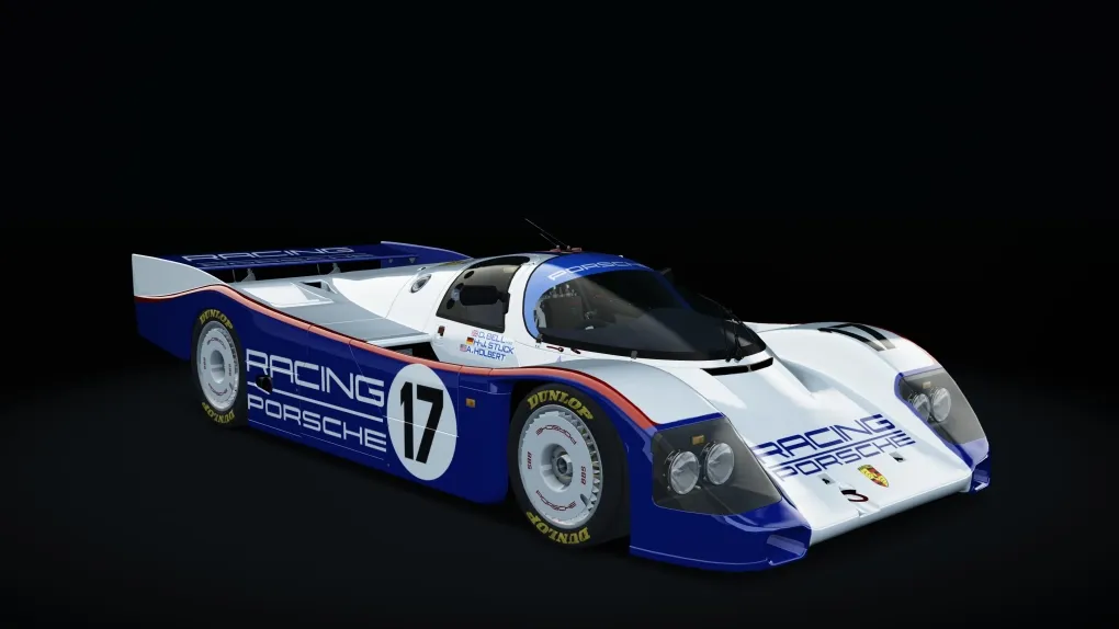 Porsche 962 C Long Tail in the Racing 17 livery