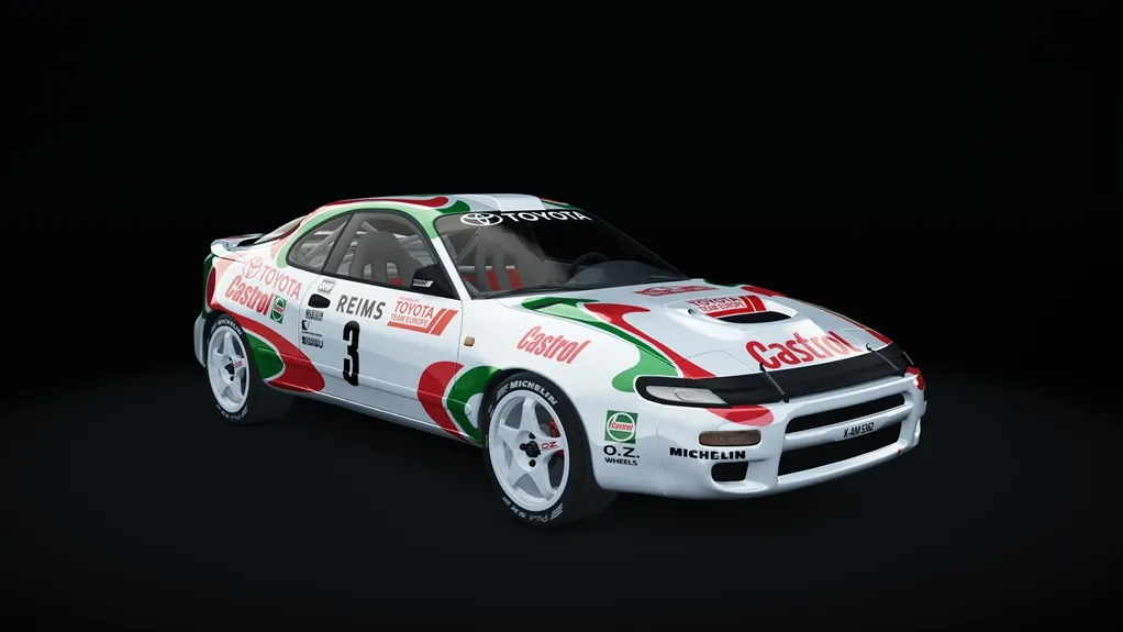 Toyota Celica ST185 4WD Turbo in the Racing 3 livery
