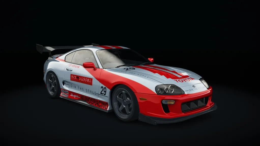 Toyota Supra MKIV Time Attack in the kunos livery