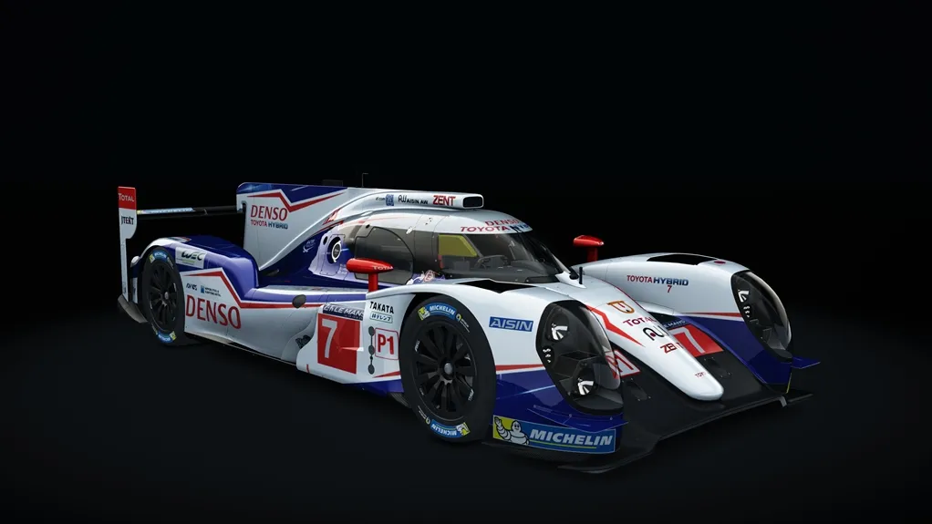 Toyota TS040 Hybrid 2014 in the Le Mans 2014 #7 livery