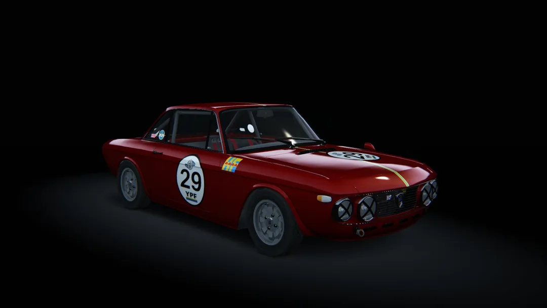 Lancia Fulvia 1.6 HF in the AAAS#29 livery