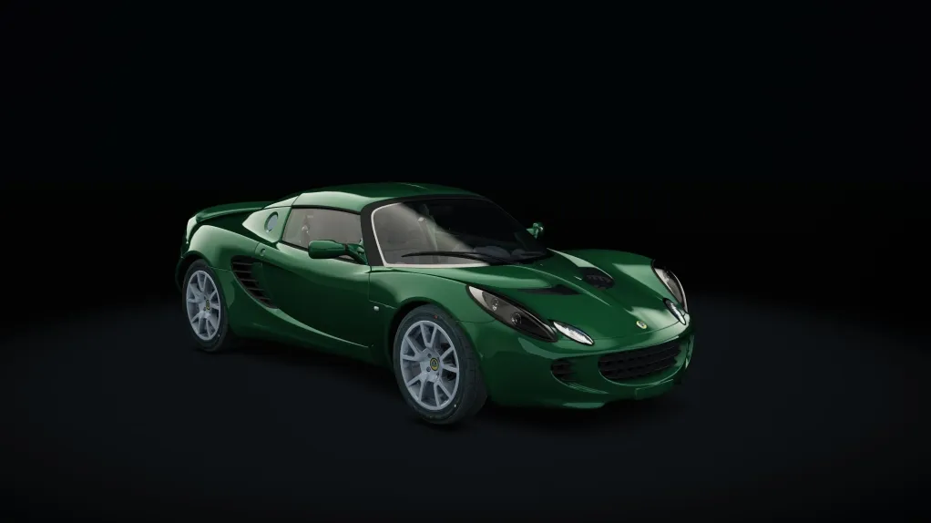 Lotus Elise SC Step1 in the Motorsport Green livery