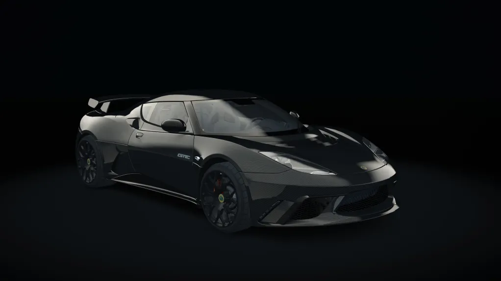 Lotus Evora GTE Carbon in the Carbon livery