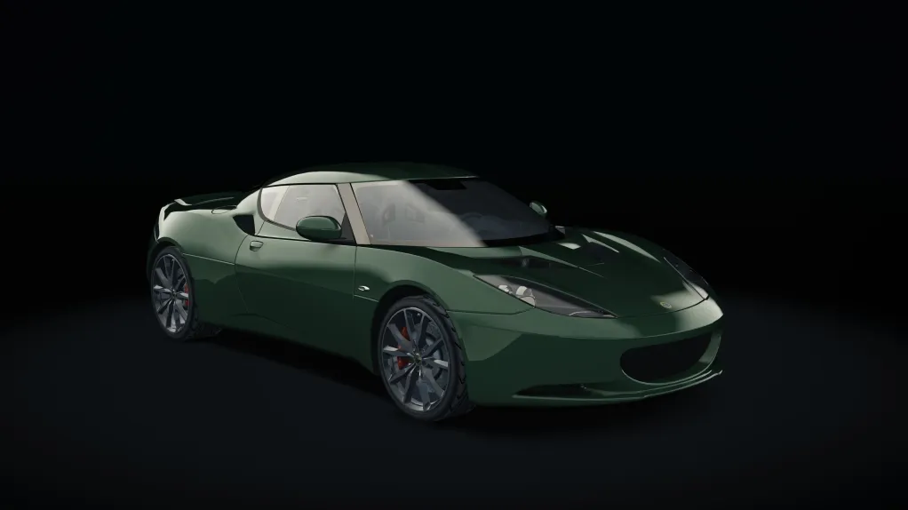 Lotus Evora S in the Racing Green livery