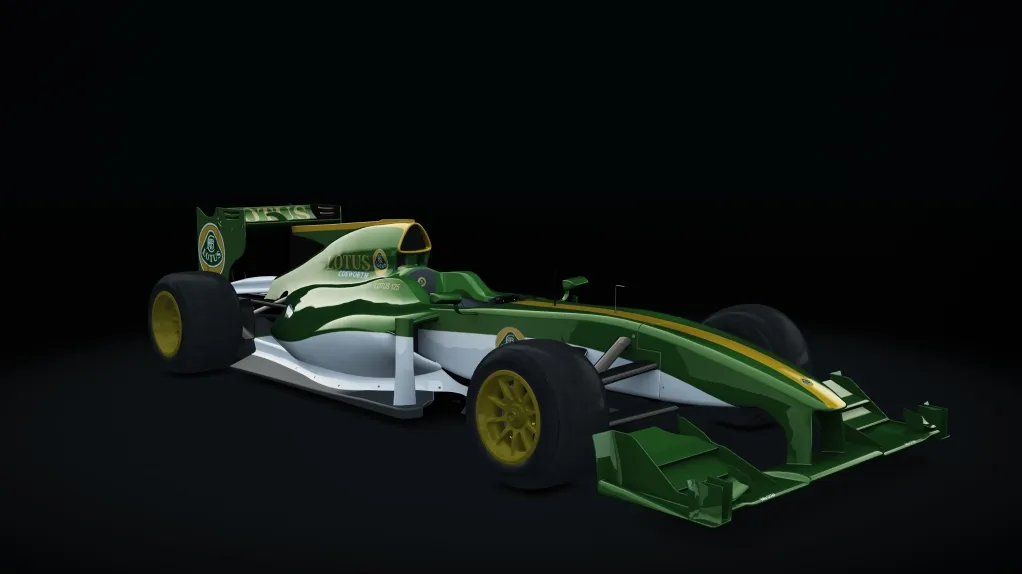 Lotus Exos 125 Stage 1 in the Racing Green livery