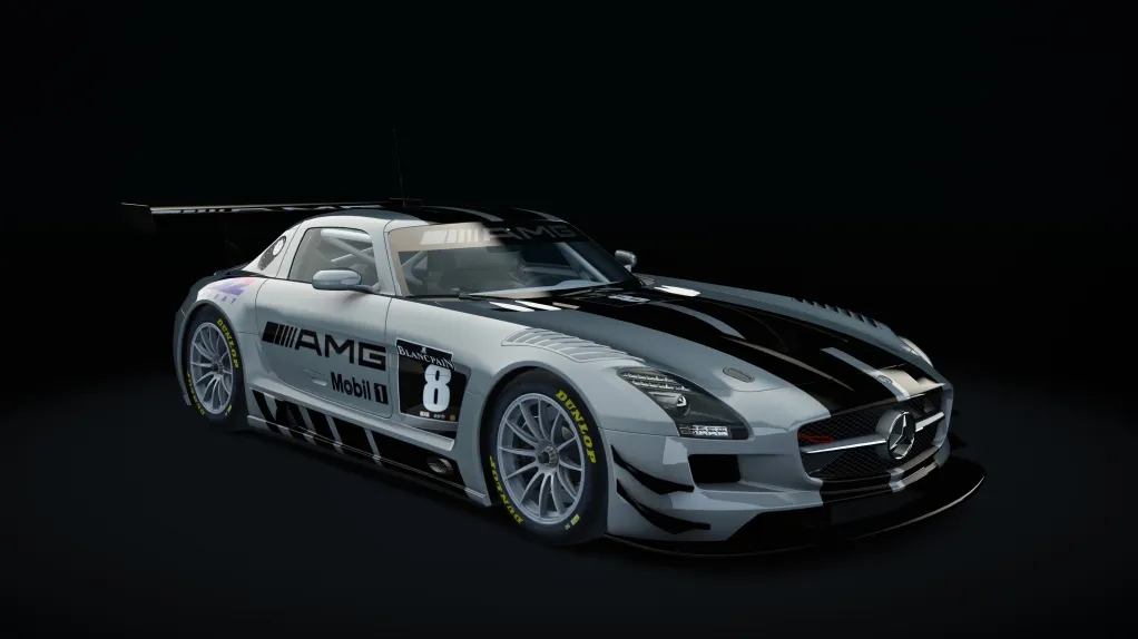 Mercedes SLS AMG GT3 in the AMG livery