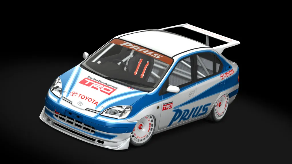 Toyota Prius RM in the Blue livery