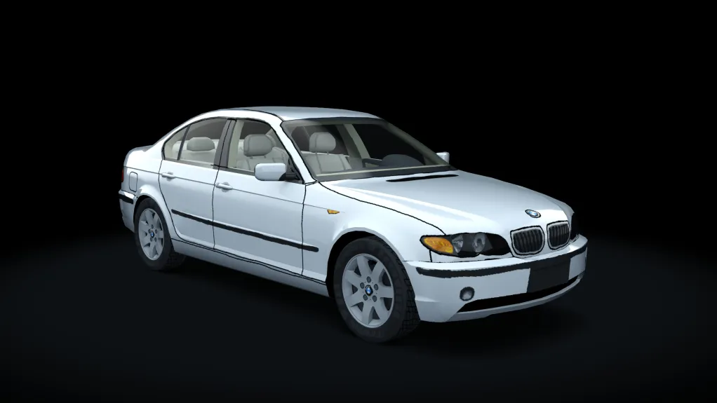 BMW 325i Sedan (E46) in the Aspen White livery