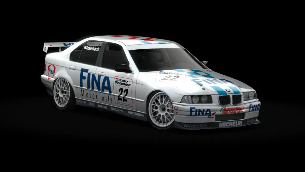 BMW 320i STW-BTCC in the FINA livery
