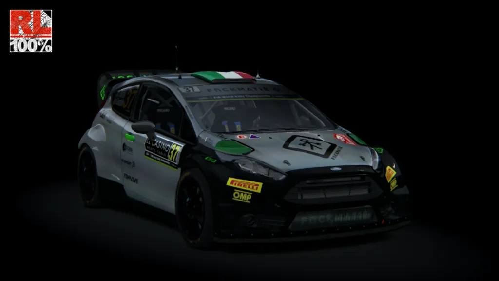 Ford Fiesta WRC 2015 in the Fuckmatie MC16 livery