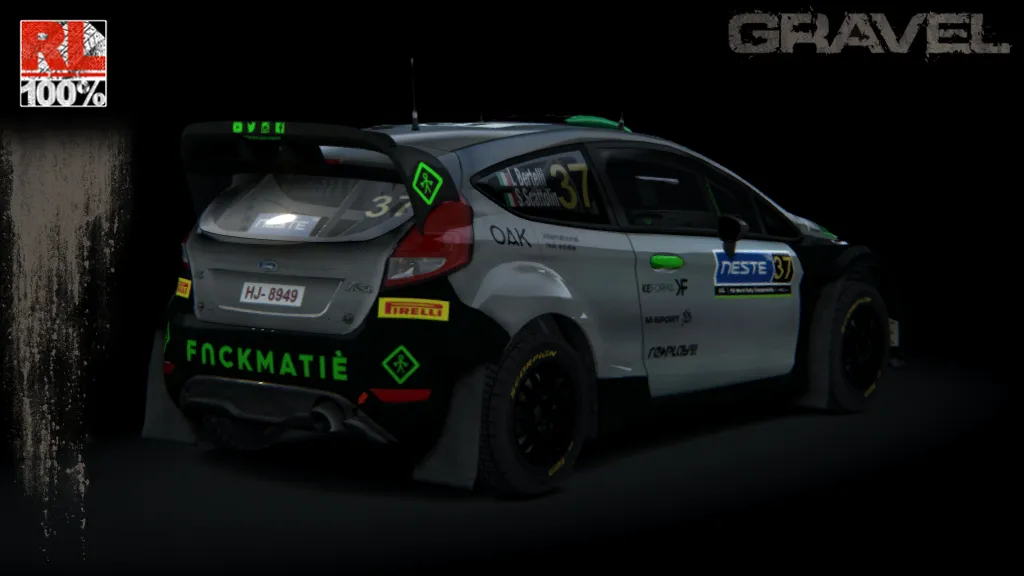 Ford Fiesta WRC 2015 Gravel in the Fuckmatie NRF16 livery