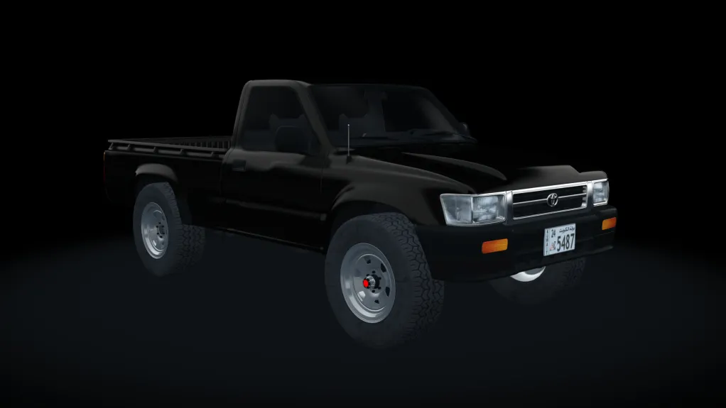 Toyota Hilux 1992 in the Black livery