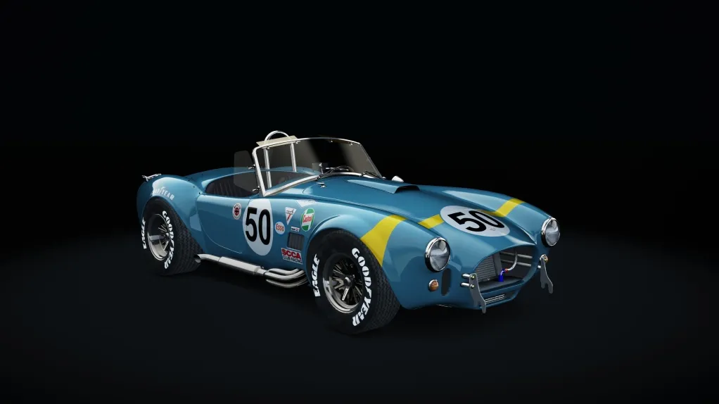 Shelby Cobra 427 S/C in the 50th Anniversary livery