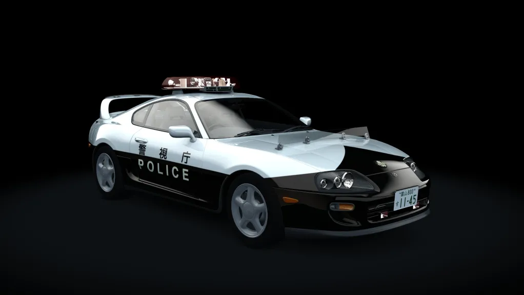 Toyota Supra Interceptor in the 速1 livery