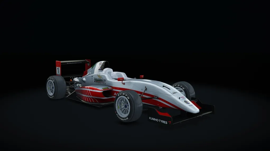 Tatuus FA01 in the Scheme 0 livery