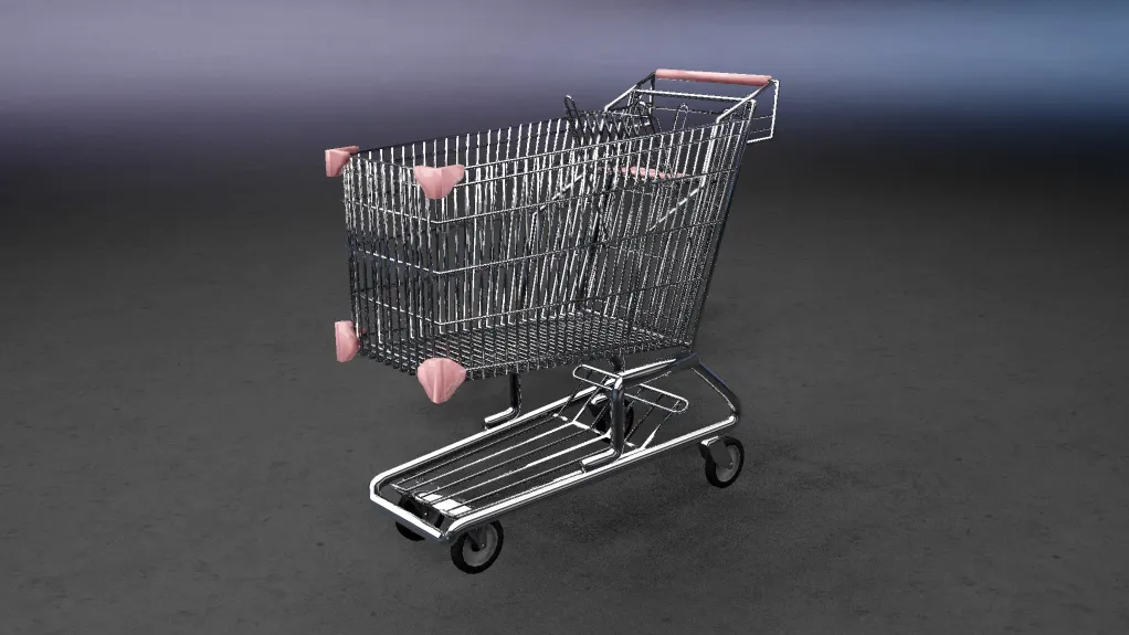 Shopping Cart in the Pink livery