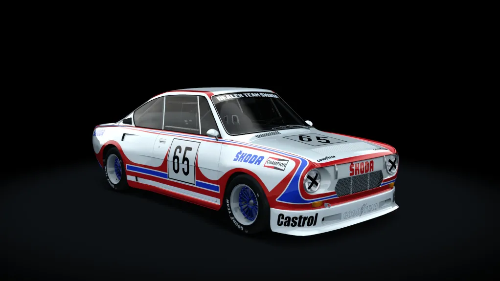 Skoda 130 RS in the Dealer Team Skoda 65 livery