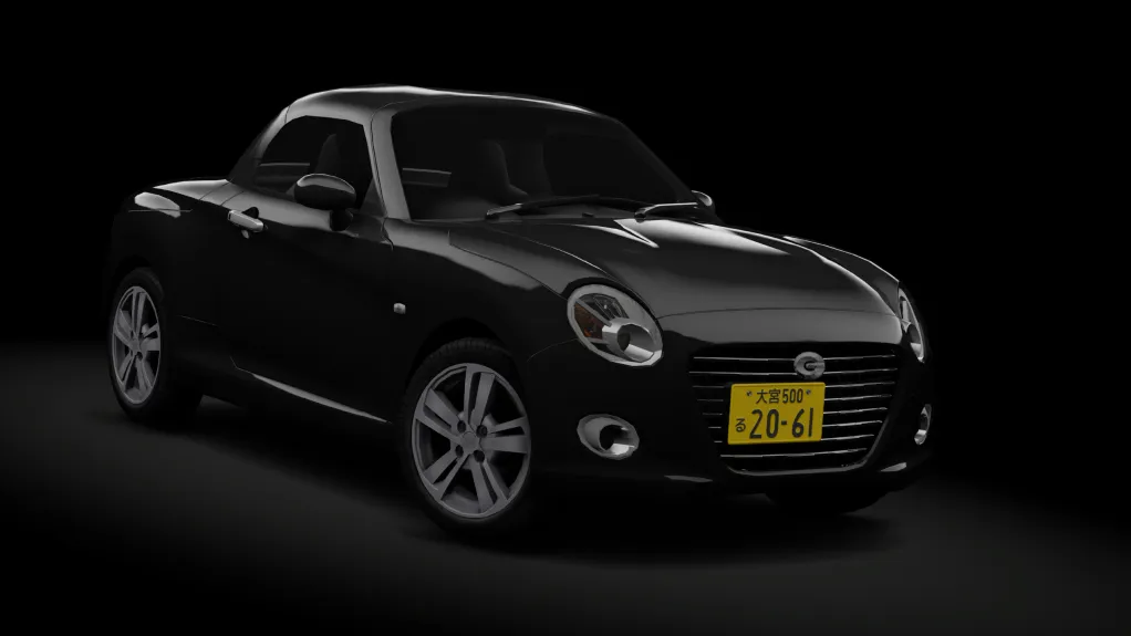 τraffic Japan | Daihatsu Copen Cero LA400K in the Black Mica Metallic livery