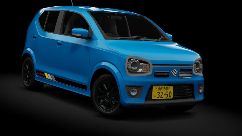 τraffic Japan | Suzuki Alto Works HA36S in the Blisk Blue Metallic livery