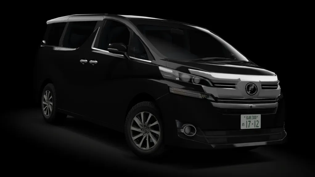 τraffic Japan | Toyota Vellfire 3.5VL GGH35W in the Black livery