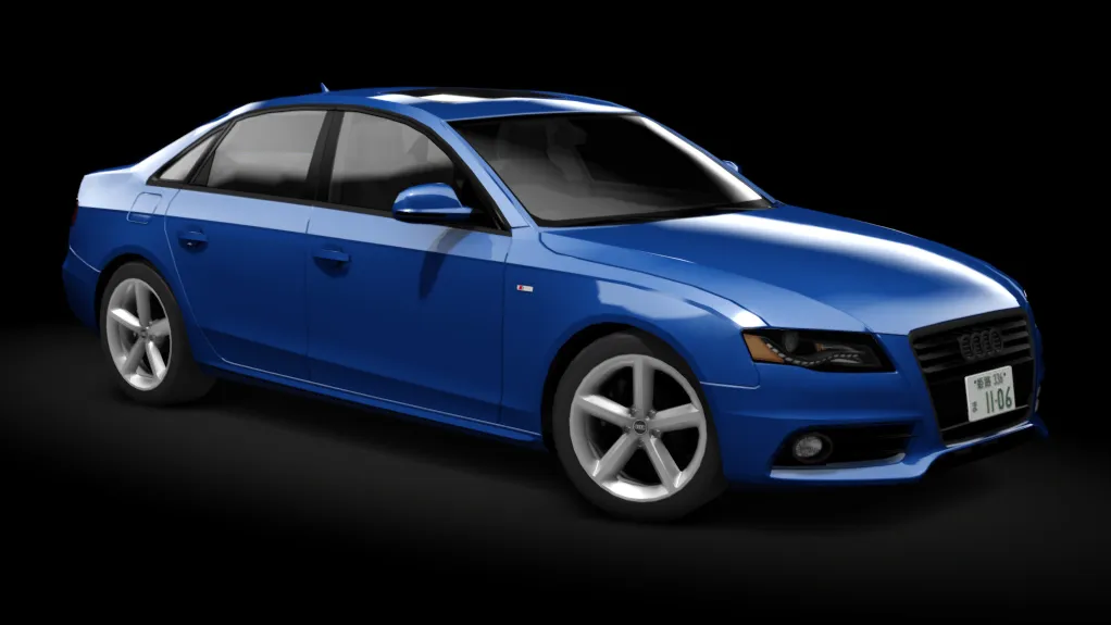 τraffic jp - Audi A4 2.0 TFSI S-line in the Sepang Blue Pearl Effect Br livery