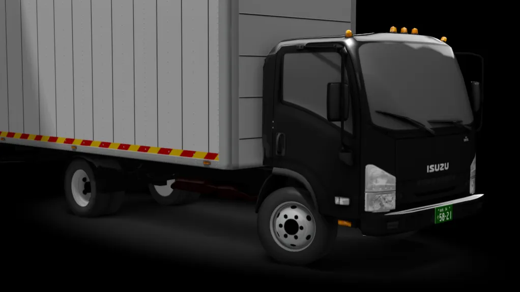 τraffic jp - Isuzu NPR Truck in the Black livery