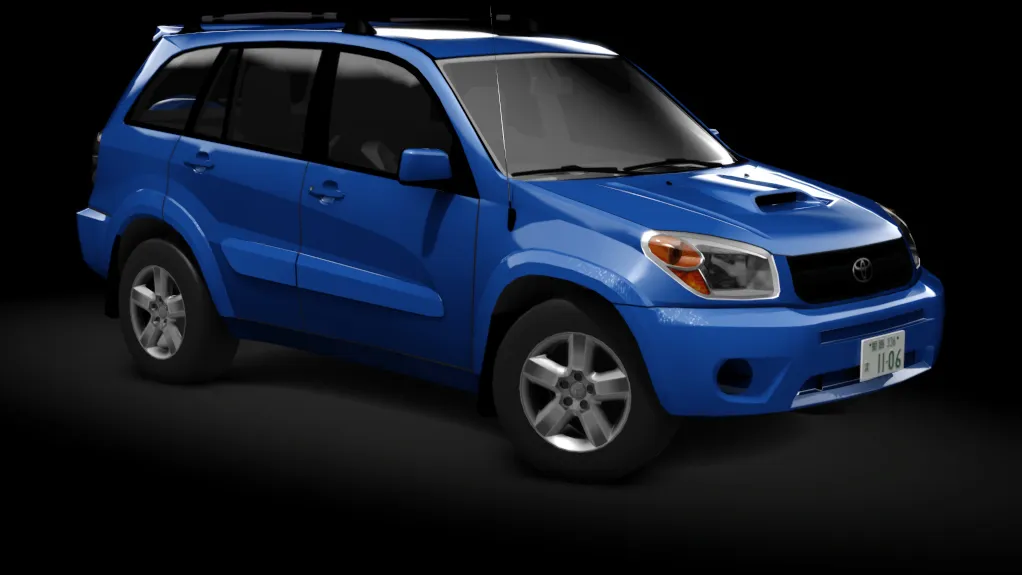 τraffic jp - Toyota Rav4 in the Sepang Blue Pearl Effect Br livery
