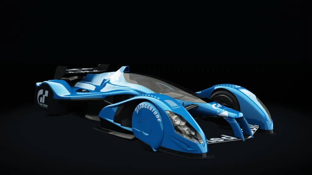 RedBull X2010 in the Azure livery