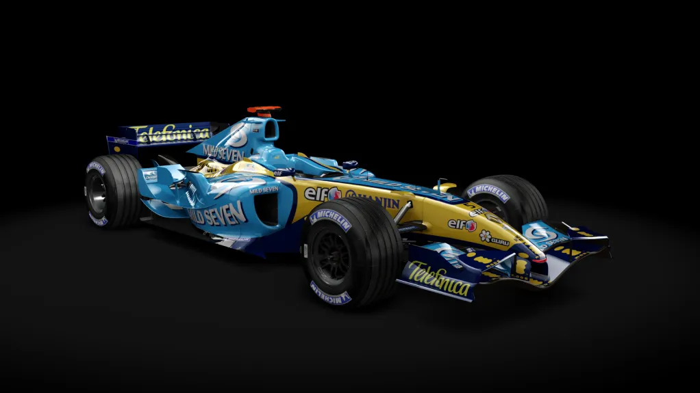 Renault R25 in the Alonso R01 livery