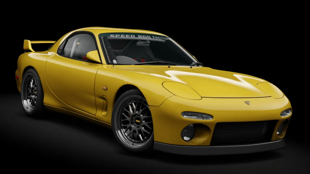 Mazda ɛ̃fini RX-7 FD3S [SPEED FACTORY RGO] in the WM-PS3/Anime Yellow livery