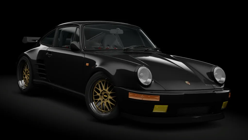 Porsche 911 Turbo (930) Blackbird in the Blackbird livery