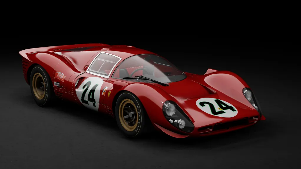 WSC60 Ferrari 330 P4 Berlinetta in the 24 - Daytona 24h 1967 livery
