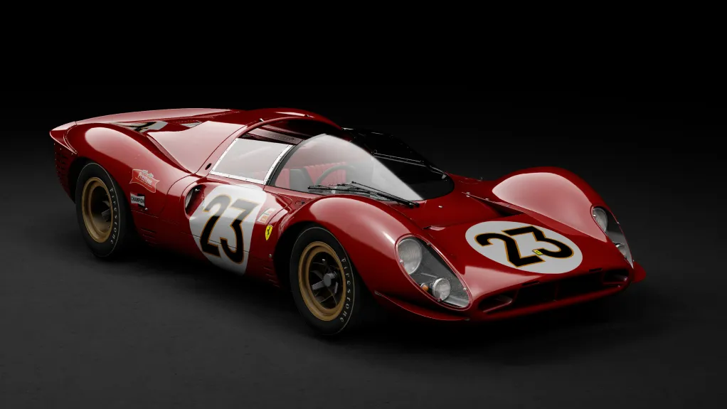 WSC60 Ferrari 330 P4 Spyder in the 23 - Daytona 24h 1967 livery