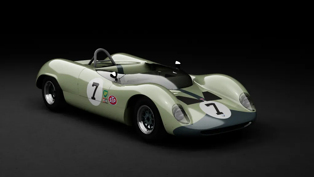 WSC60 Brabham BT8 - Climax FPF in the 7 -- Riverside 1964 livery