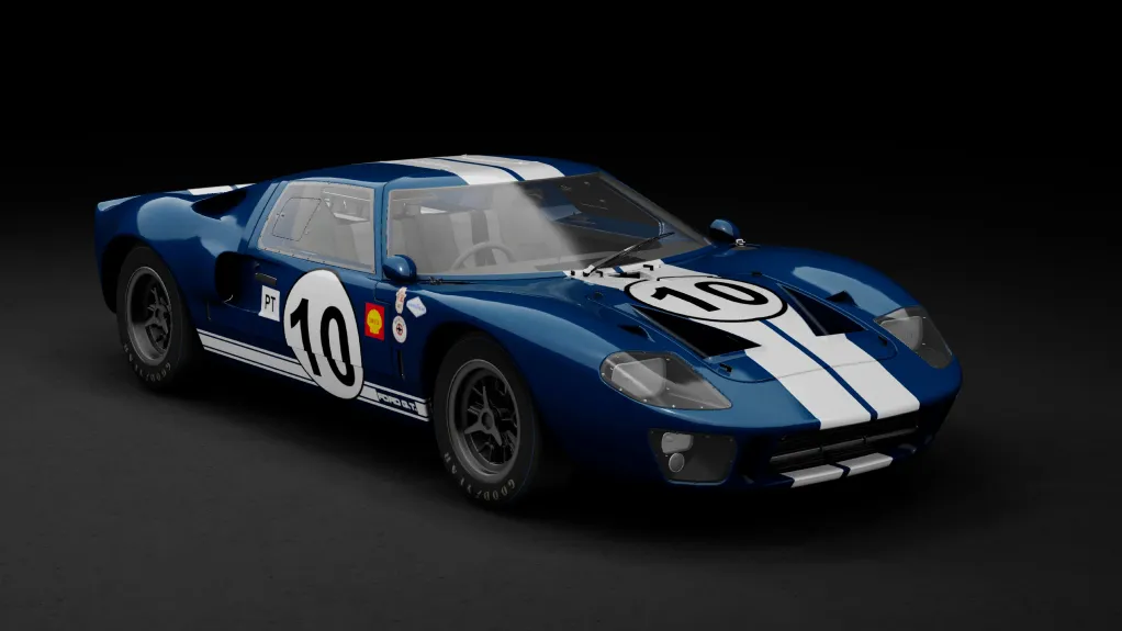 WSC60 Ford GT40 Mk1 in the 10 Sebring 12 Hours 1965 livery