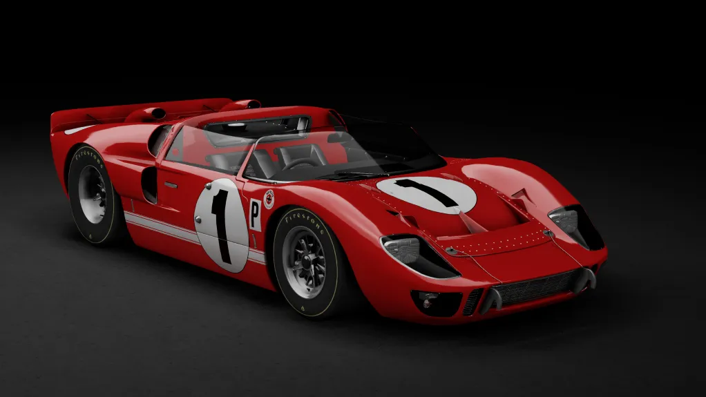 WSC60 Ford GT X1 Roadster in the 1 - Sebring 12h 1966 livery
