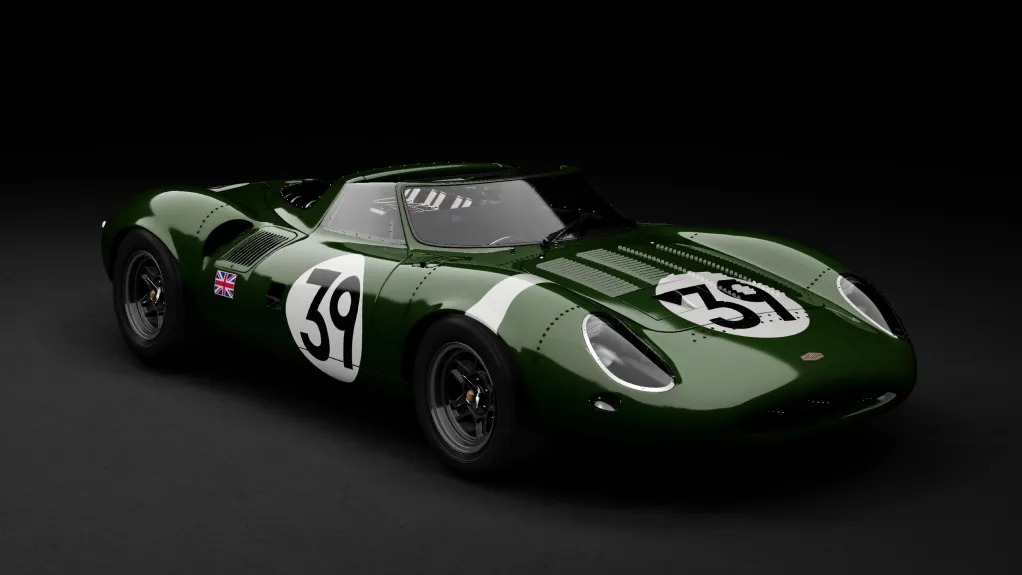 WSC60 Jaguar XJ-13 in the 39 - Le Mans 1966 livery