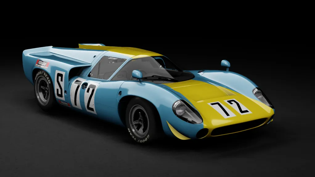 WSC60 Lola T70 Mk3 GT in the 72 - Nürburgring 1000km 1968 livery