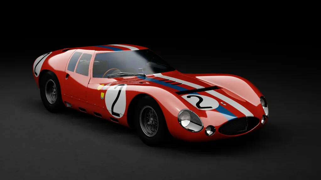 WSC60 Maserati 151/3 in the 2 - Le Mans 24h 1964 livery