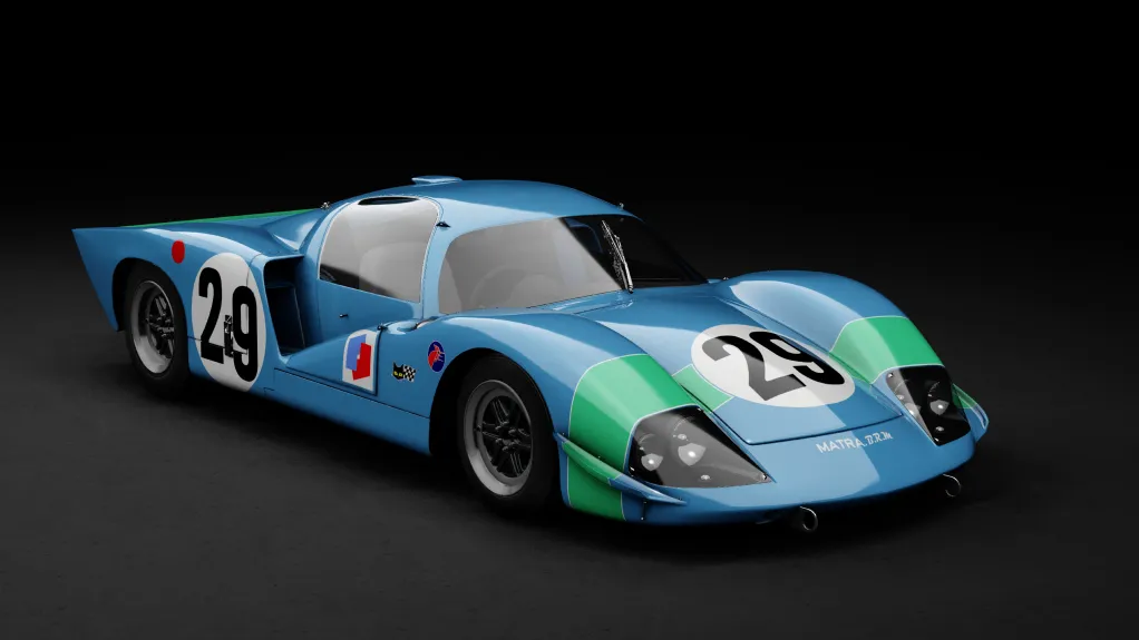 WSC60 Matra M630 BRM in the 29 - Le Mans 1967 livery