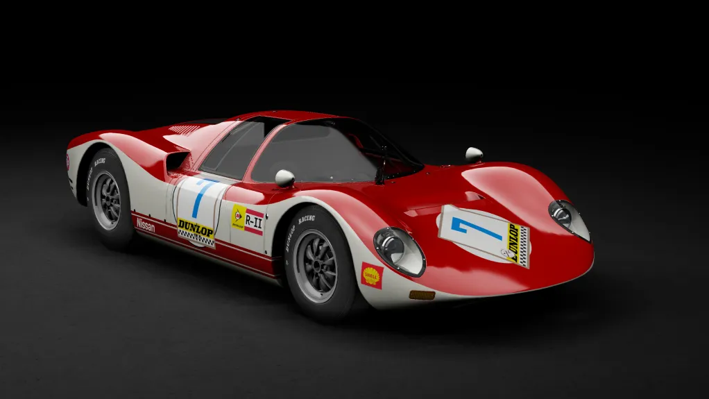 WSC60 Nissan R380 II in the 7 - Suzuka 1000 km 1968 livery