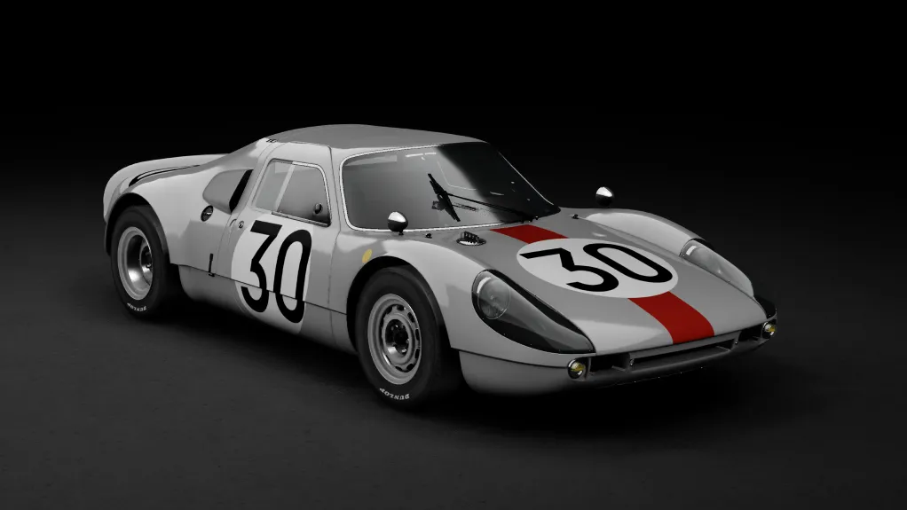 WSC60 Porsche 904/8 in the 30 - Le Mans 24h 1964 livery