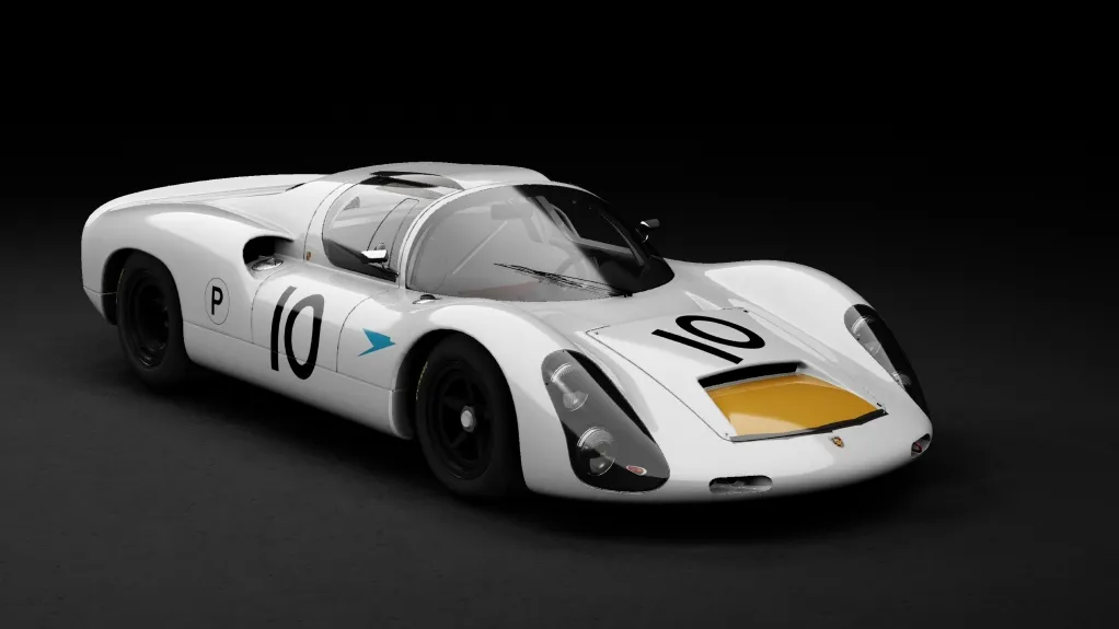 WSC60 Porsche 910/8 in the 10 - BOAC 6 Hours 1967 - 910-8 livery