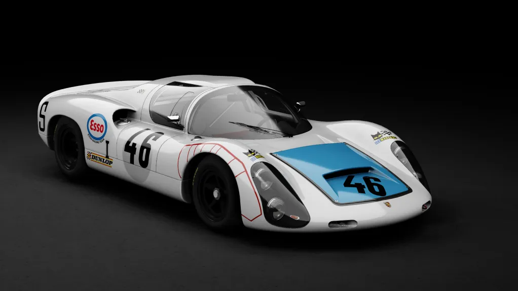 WSC60 Porsche 910/6 in the 46 - Le Mans 24h 1970 livery