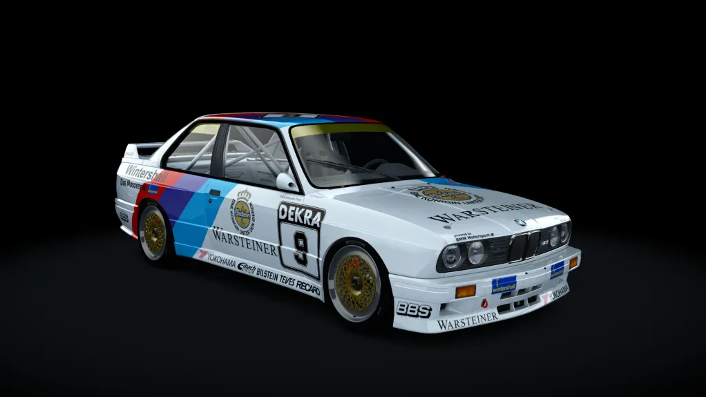 WTCC 1987 BMW M3 E30 in the Pirro livery