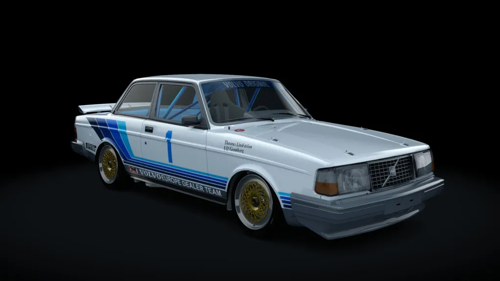 WTCC 1987 Volvo 240 in the 0 livery
